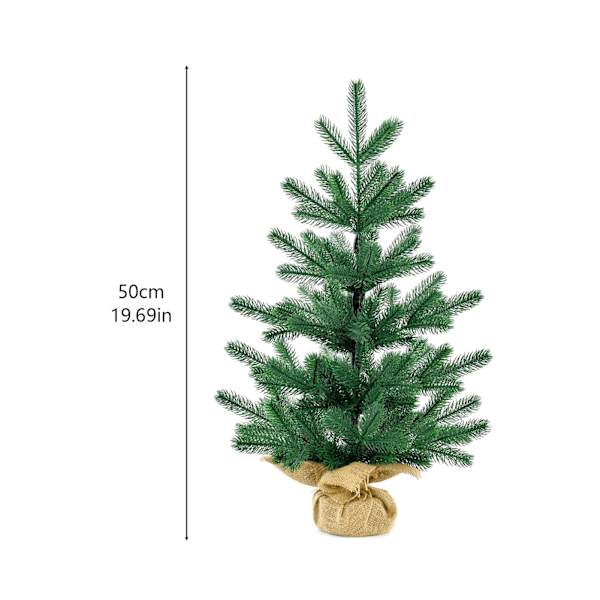 50 cm Tekojoulukuusi - Upea Simulaatio Kotijuhla- ja Juhlakoristeluun