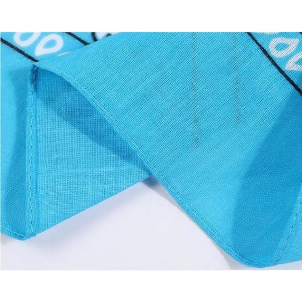 Bandana Paisley mønster tørklæder Ljusblå