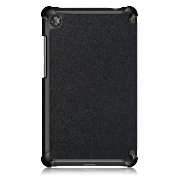 【YD】Lenovo Tab M7 - Slimfit Tri-Fold Fodral - Sort Black Svart