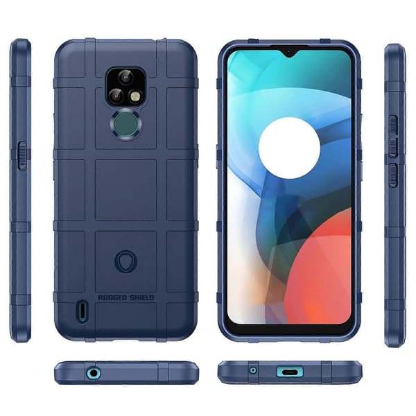 For Lenovo K12 Full Coverage Støtsikkert TPU-telefondeksel Blue