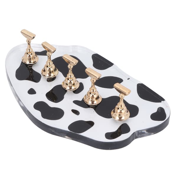 【YD】Nail Art Display Stand Nail Tip Holder Magnetic Bottom Manicure Practice Tip Holder Tool Kit