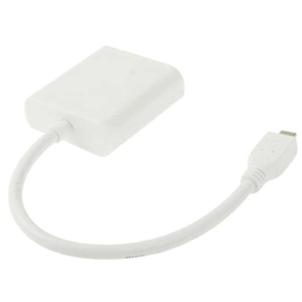(Ny) 22 cm Micro HDMI hane till VGA hona videoadapterkabel, stöder Full HD 1080P Not Specified