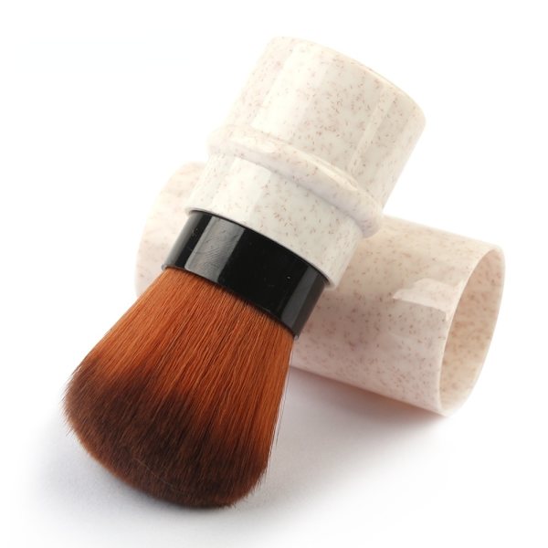 Mini Retractable Foundation Makeup Brush Justerbar Apricot