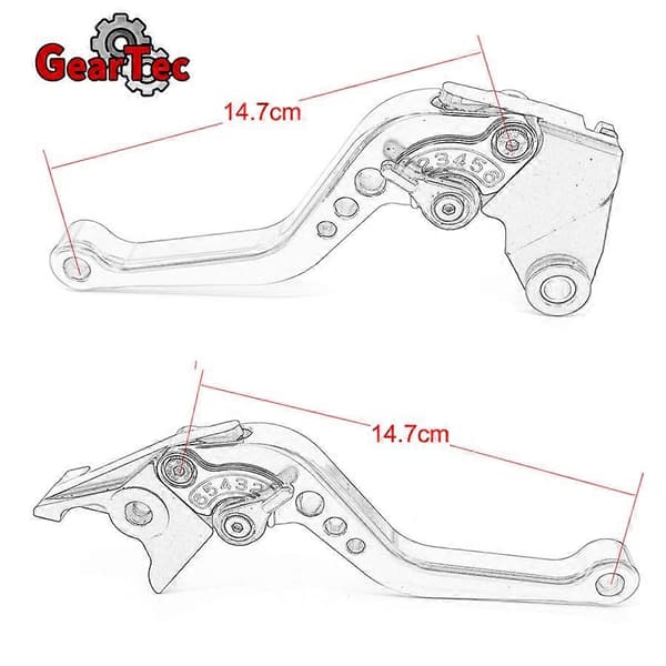 Til Ducati Scrambler Tilbehør 2015-2017 Håndbremse Kobling Motorcykel Tilbehør CNC Justerbare Bremse Koblingsgreb Blue