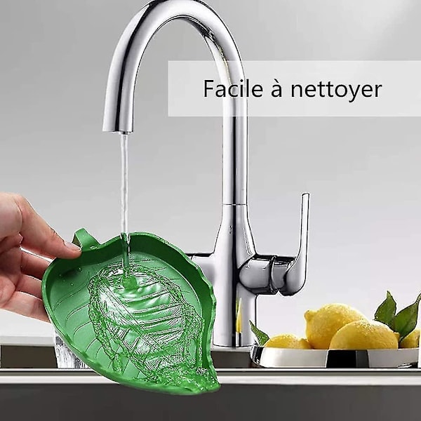 2 stycken bladformad reptilvattenmatskål