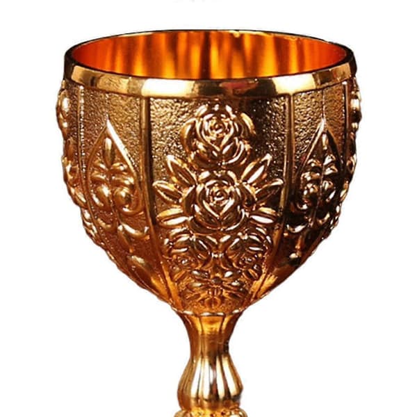 Begert preget kopp Elegant koppfester Drikkevarer Gold