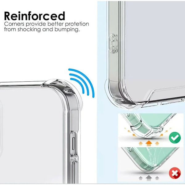Samsung Galaxy A51 - Korttikotelo Suoja Läpinäkyvä Transparent