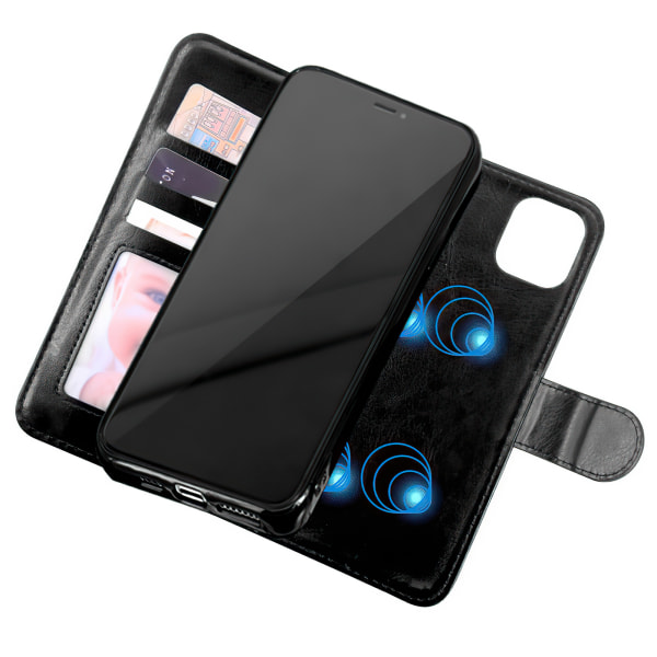 Beskyt din iPhone 12 Pro Max - Lædertaske! Vit