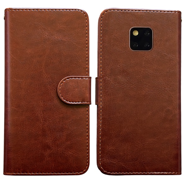 Huawei Mate 20 Pro - PU Læder Pung Etui Svart