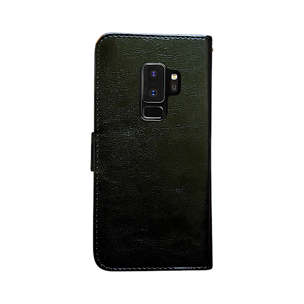 Samsung Galaxy S9 Plus - Nahkakotelo/Lompakko Svart