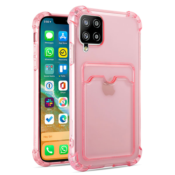 Samsung Galaxy A12 / A12 5G - Case suojaus läpinäkyvä Rosa