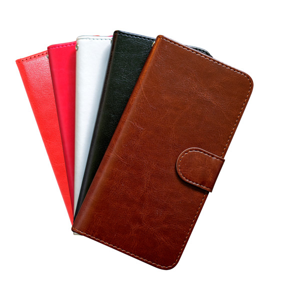 Nahkainen lompakko Galaxy S9:lle - Nahka luksusta! Svart