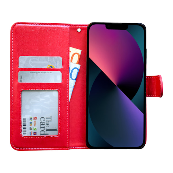 iPhone 12 Mini - PU Læder Pung Etui Rosa
