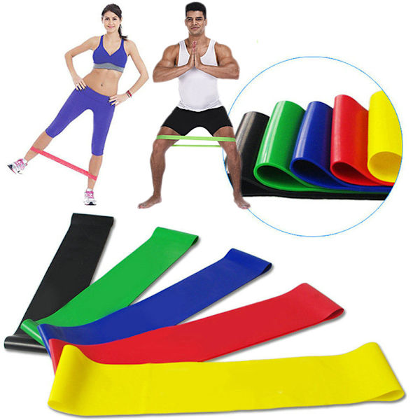 Harjoitusnauha - Fitness Band - Min/Medium/Max/Pro Svart