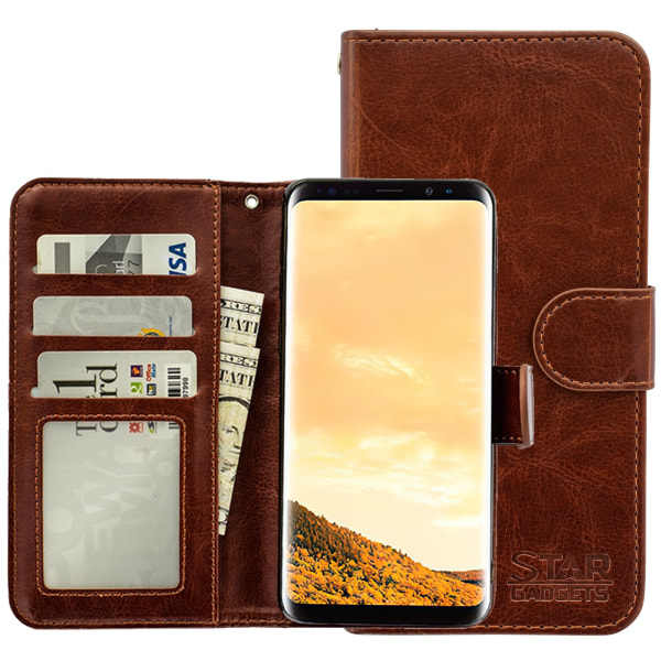 Beskyt din S8 med læder - Samsung Galaxy S8 Etui Brun