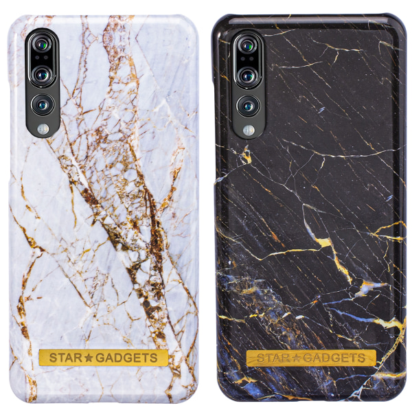 Huawei P20 Pro - Cover Protection Marble Svart