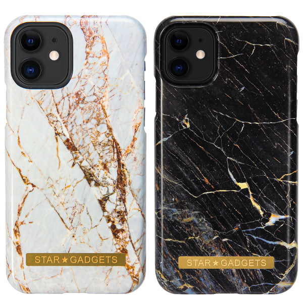 iPhone 12 - case marmori Vit