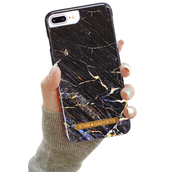 iPhone 7 Plus / 8 Plus - Cover Protection Marble Vit