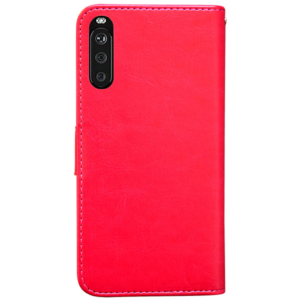 Sony Xperia 10 II - PU Læder Pung Etui Rosa