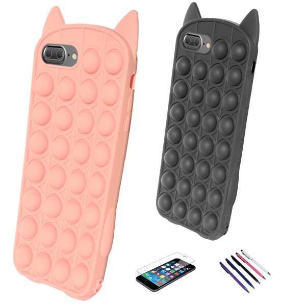 iPhone 6 Plus / 6S Plus - Kotelosuoja Pop It Fidget Svart