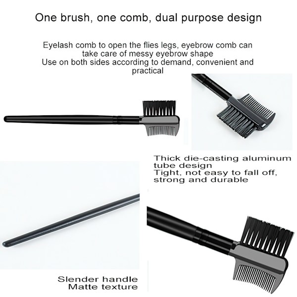 Ögonbrynskam Ögonbrynsborste - Eyebrow Eyelash Comb