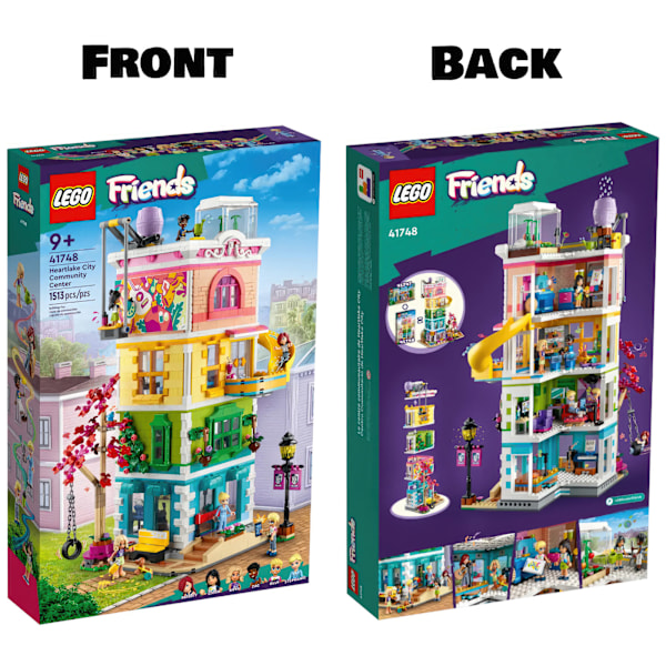 LEGO Friends Heartlake City Center 41748 - Kreativt Byggset för