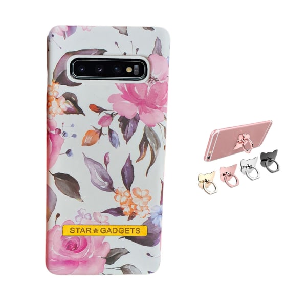 Beskyt din Galaxy S10 med blomstercover!