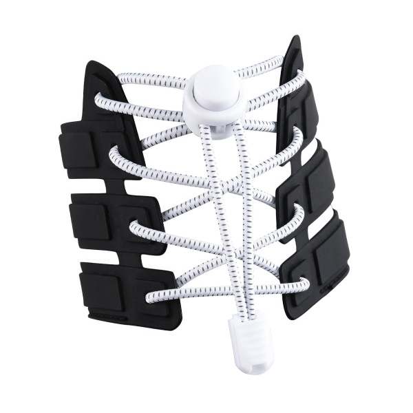 No Tie elastiske snørebånd – Strækbare snørebånd til voksne og børn Grå