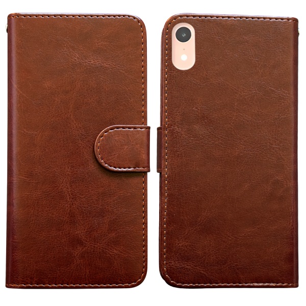 iPhone Xr - PU nahkainen lompakkokotelo Svart