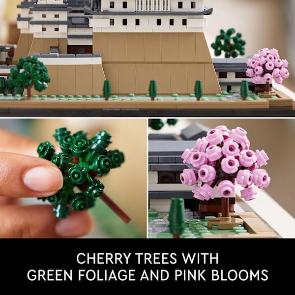 Majesteettinen Himejin linna - LEGO Architecture japanilainen maamerkkimalli 21060