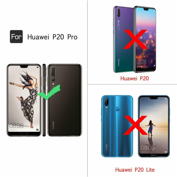 Huawei P20 Pro - PU Læder Pung Etui + Touch