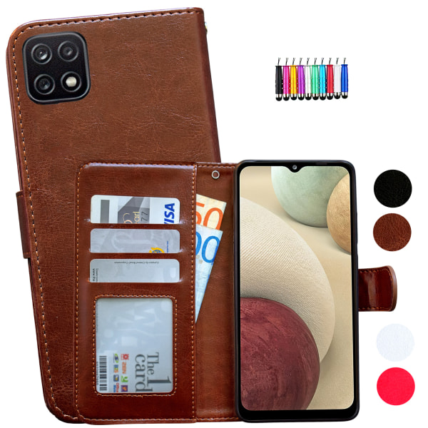 Samsung Galaxy A22 5G - PU Leather Wallet Case