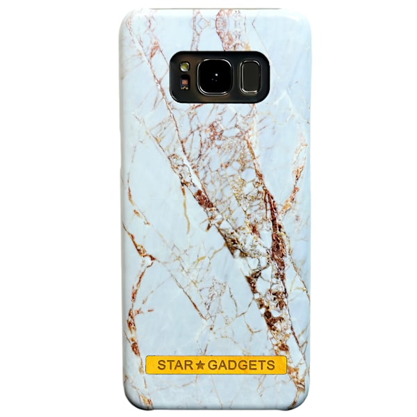 Samsung Galaxy S8 - Cover / Beskyttelse / Marmor Svart