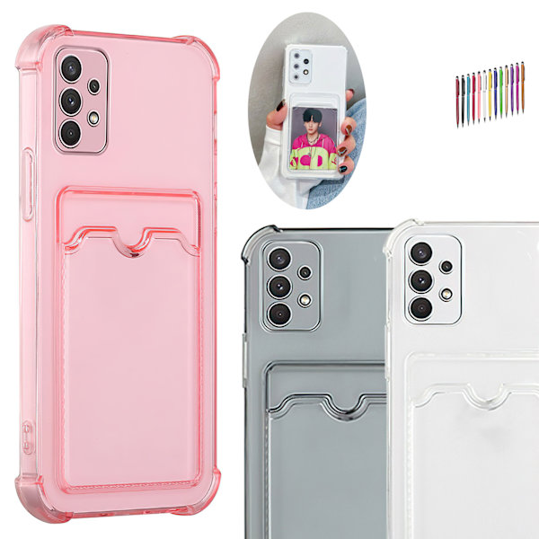 Samsung Galaxy A04s - Skal / Skydd / Kortfack Transparent
