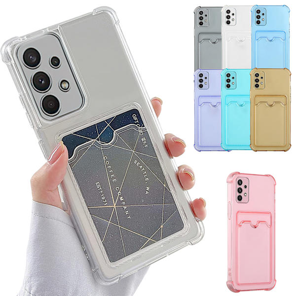 Samsung Galaxy A04s - Beskyttelse til kortlomme - Transparent Transparent