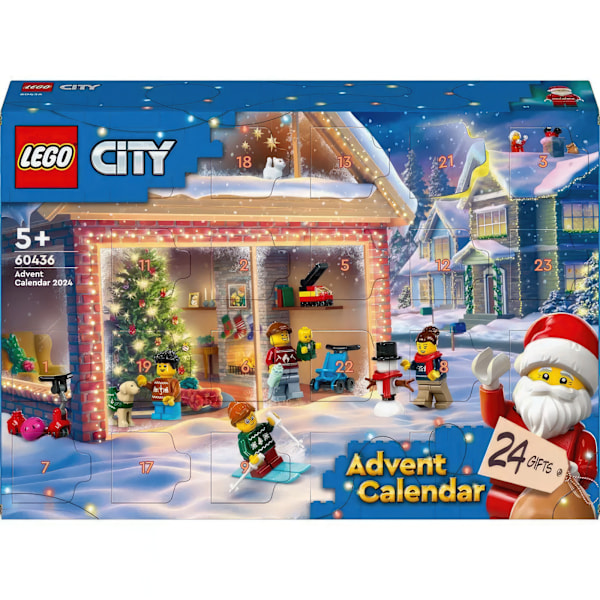 LEGO City Adventskalender 2024 - 24 Julöverraskningar för Krea