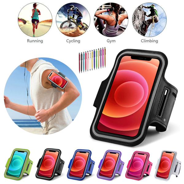 iPhone 13 Pro - PU Leather Sport Arm Band Case