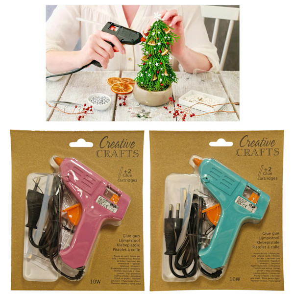 Mini Glue Gun 10W with 2 Glue Sticks