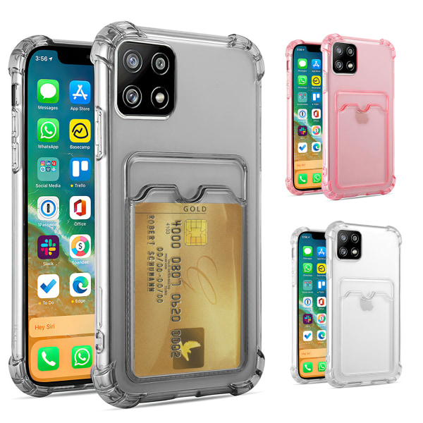 Samsung Galaxy A22 5G - Card Case Protection Transparent