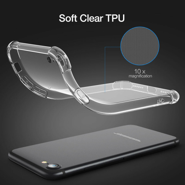 Komfort & Skydd iPhone X/Xs - Transparent Skal!