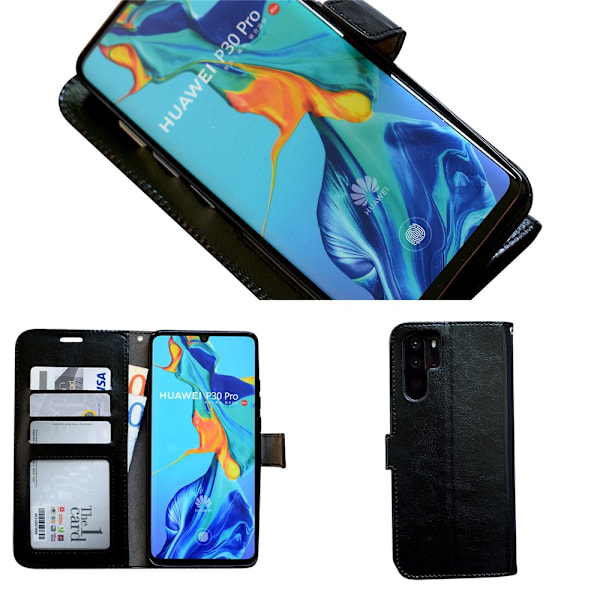 Huawei P30 Pro - Läderfodral / Skydd