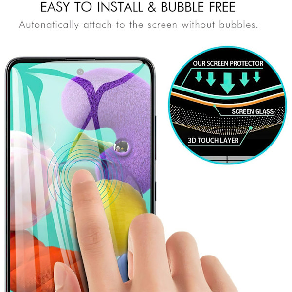 Samsung Galaxy A52 - Karkaistu lasinen näytönsuoja