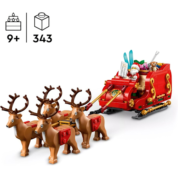 LEGO Tomtens Släde - Luovuuden Jouluyllätys 9+! Minifiguuri ja Renit!