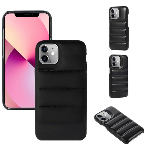 Skydda din iPhone 12 - Pufferskal! Svart