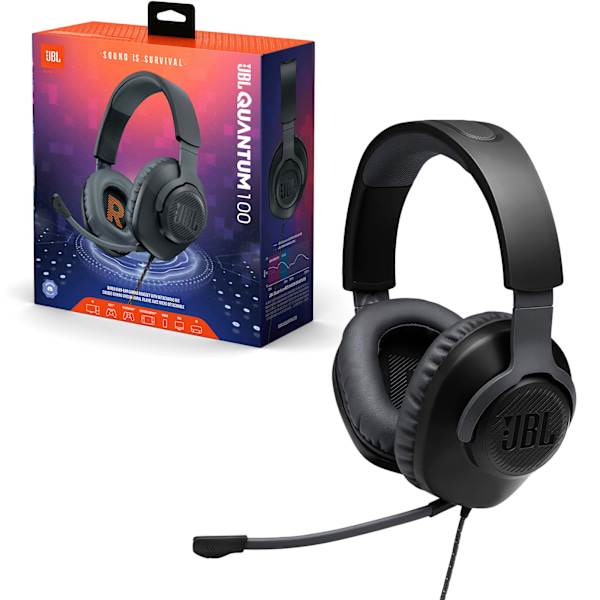 Ultimativ Gaminglyd med JBL Quantum 100 - Over-Ear Headset med M