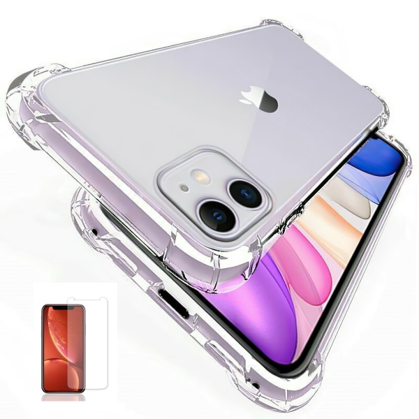 iPhone 12 - Läpinäkyvä suojakotelo