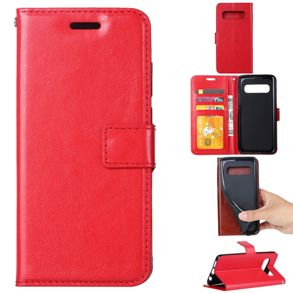 Skydda din S10 Plus - Läderfodral Brun
