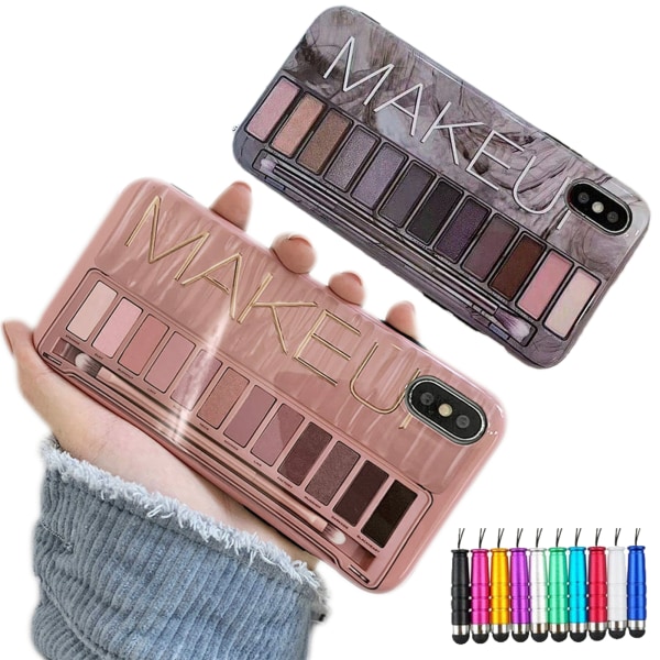iPhone XR - Skal / Skydd / MakeUp Grå