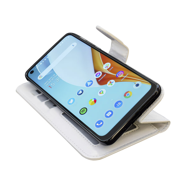 OnePlus Nord N100 - PU Læderpung Etui Brun