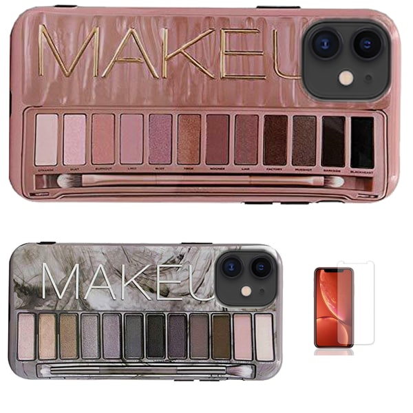 iPhone 11 - Beskyttelse af sager MakeUp Grå